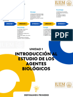 Unidad 1 Tema 1.1 Agentes Biologicos