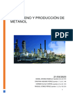 Hidrogeno y Producción de Metanol. Grupo 4.