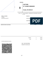 Factura N°: B-0087-00482039 Fecha: 29-JUN-23: Original