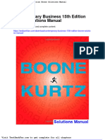 Full Download Contemporary Business 15th Edition Boone Solutions Manual