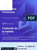 La Ética en La Empresa - Adela Cortina La Ética en La Administración - Carlos Martinez