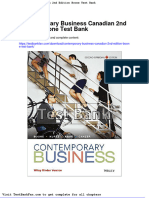 Full Download Contemporary Business Canadian 2nd Edition Boone Test Bank