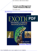 Full Download Exotic Animal Care and Management 2nd Edition Judah Solutions Manual