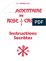 Instructions Secrète Du Sacramentaire Du Rose Croix