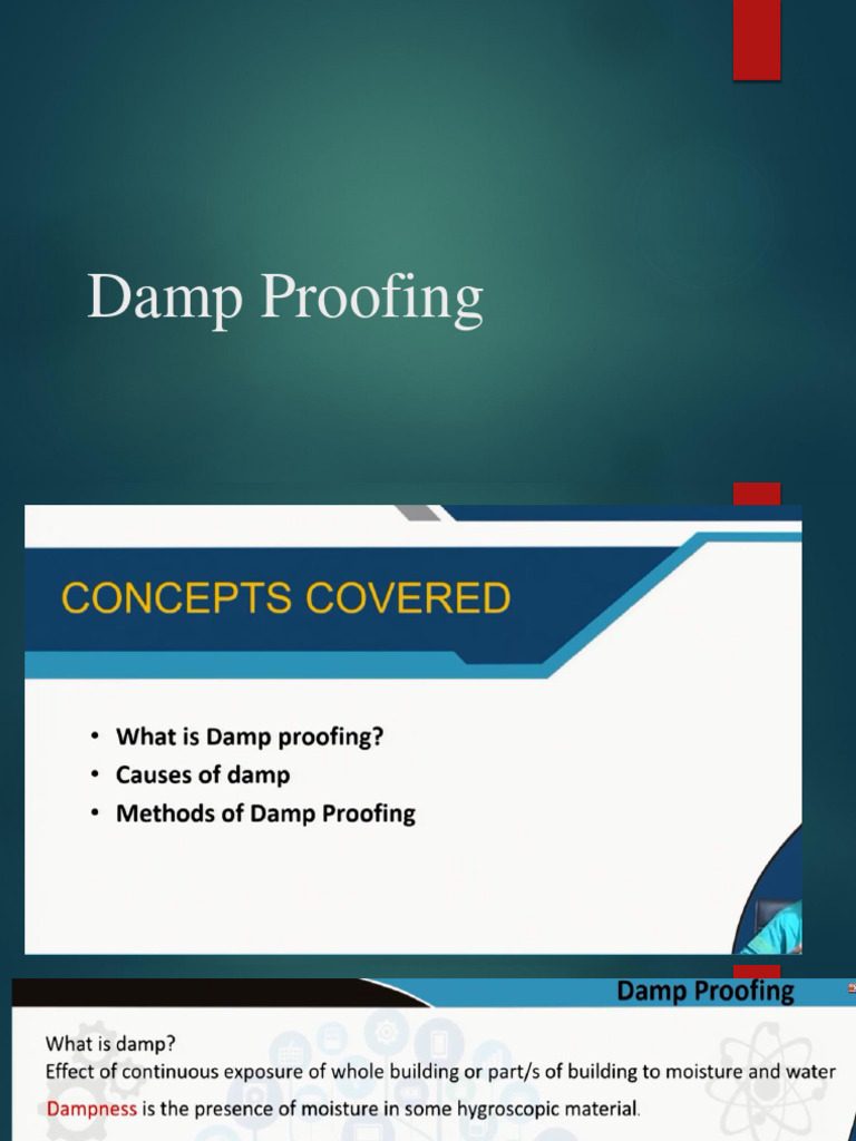 Understanding Dampness and Prevention Methods | PDF | Home & Garden ...