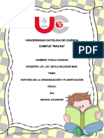 La Organización y Planificación Educativa Es Un Campo Fundamental en El Ámbito de La Educación