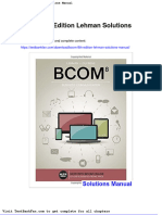 Full Download Bcom 8th Edition Lehman Solutions Manual