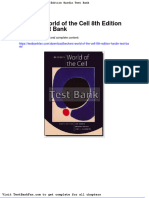 Full Download Beckers World of The Cell 8th Edition Hardin Test Bank