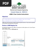 ARM Flow Control Instructions