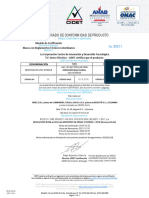 Certificado de Conformidad de Producto: Modelo de Certificación Marca Con Reglamentos Técnicos Colombianos