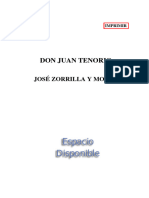 Don Juan Tenorio - Jose Zorrilla y Moral