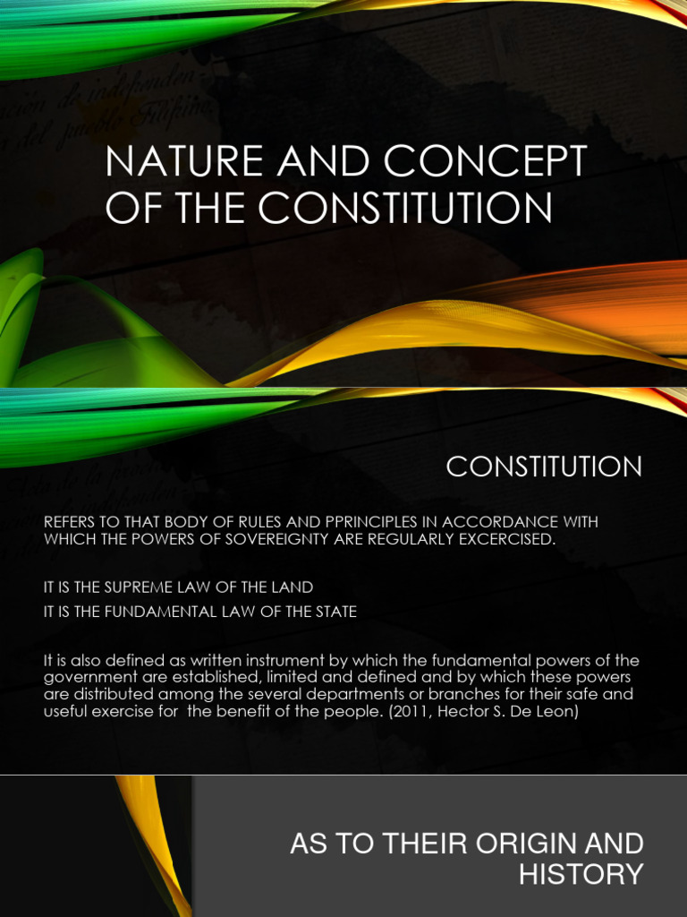 Constitution PDF Constitution Statutory Law