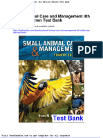 Full Download Small Animal Care and Management 4th Edition Warren Test Bank