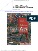 Full Download Exploring Art A Global Thematic Approach 5th Edition Lazzari Test Bank