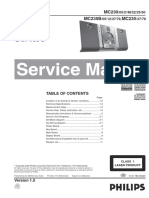 Philips MC 235 B Service Manual