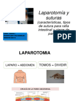 CLASE 2 Laparotomía y Suturas