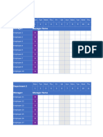 Live Free Vacation Tracker Excel Template 2024 Blank