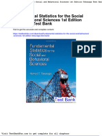 Full Download Fundamental Statistics For The Social and Behavioral Sciences 1st Edition Tokunaga Test Bank