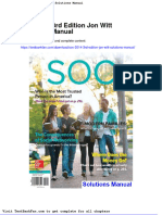 Full Download Soc 2014 3rd Edition Jon Witt Solutions Manual