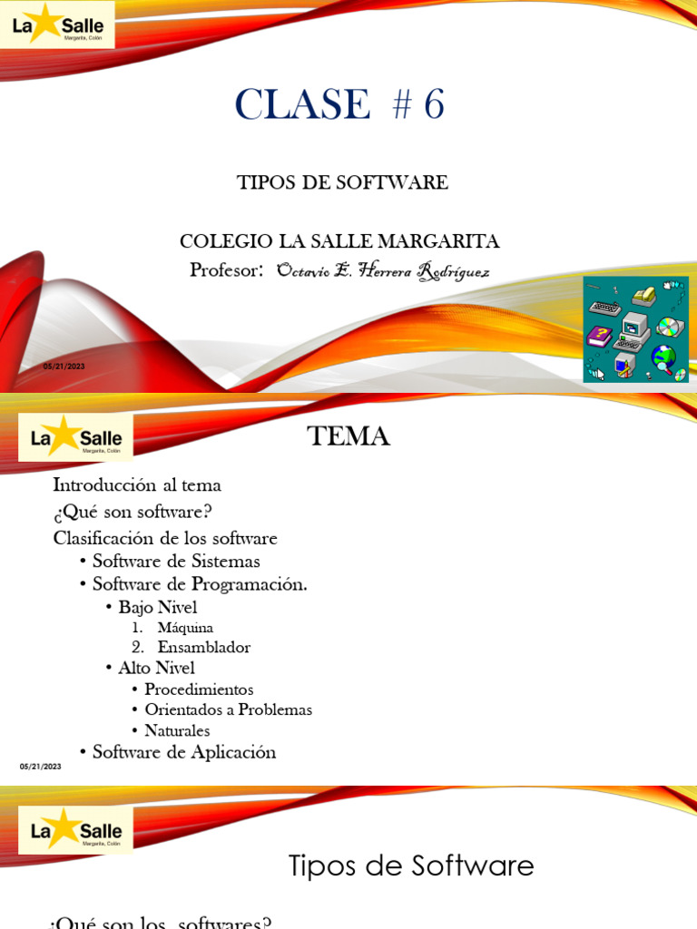 Introducción a Tipos de Software | PDF | Tecnología