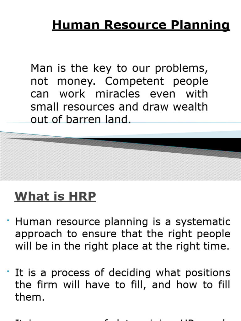 R S HR Planning Slides 18032023 012357pm | PDF | Recruitment | Human ...