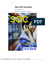Full Download Soc 4th Edition Witt Test Bank
