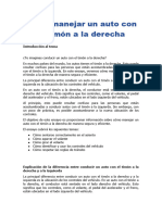 Cómo Manejar Un Auto Con El Timón A La Derecha-1