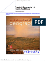 Full Download Exploring Physical Geography 1st Edition Reynolds Test Bank