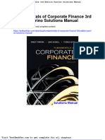 Full Download Fundamentals of Corporate Finance 3rd Edition Parrino Solutions Manual