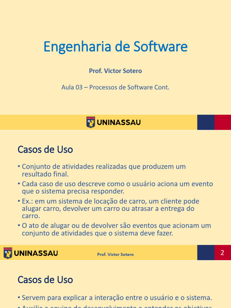 Casos de Uso em Engenharia de Software | PDF | Diagrama de caso de uso ...