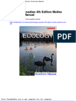 Full Download Ecology Canadian 4th Edition Molles Solutions Manual