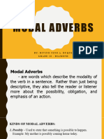 Modal Adverbs English