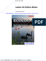 Full Download Ecology Canadian 4th Edition Molles Test Bank