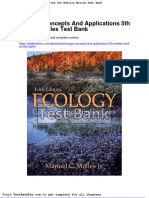 Full Download Ecology Concepts and Applications 5th Edition Molles Test Bank