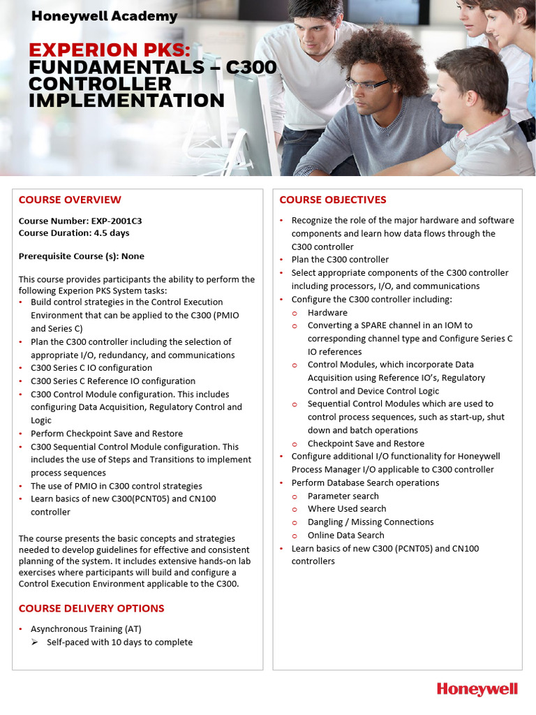 Experion PKS C300 Controller Training | PDF | Input/Output | Computer ...