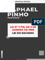Lei Nº 7.716, de 5-01-89 - Lei Do Racismo - Professor Raphael Pinho