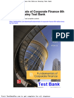 Full Download Fundamentals of Corporate Finance 8th Edition Brealey Test Bank