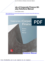 Full Download Fundamentals of Corporate Finance 9th Edition Brealey Solutions Manual