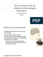 Desarrollo y Evoluciã N de Las Especialidades de NeurologÃ - A y PsiquiatrÃ - A