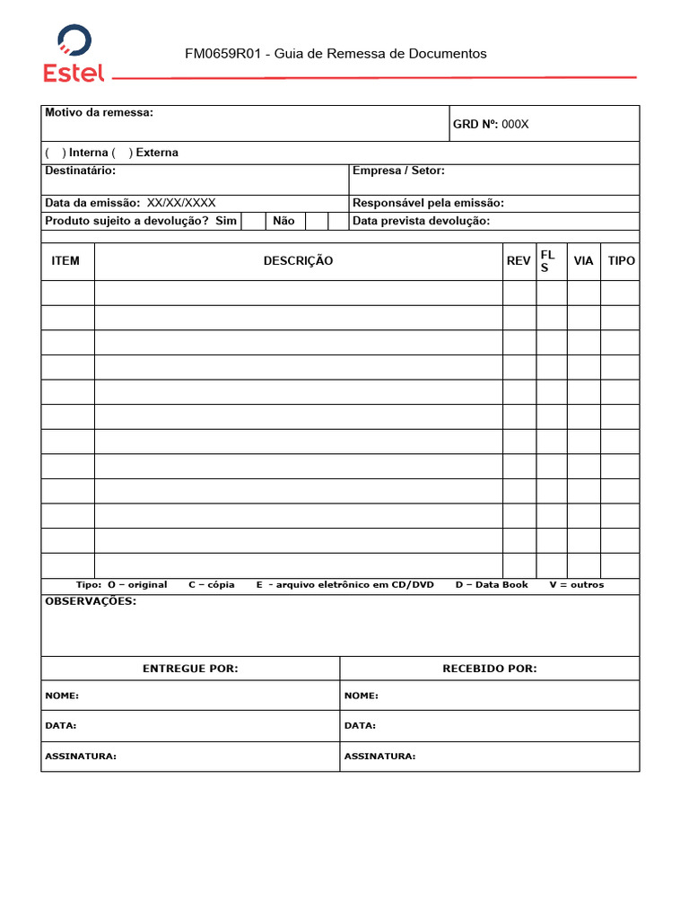 Fm0659r01 guia de remessa de documentos pdf