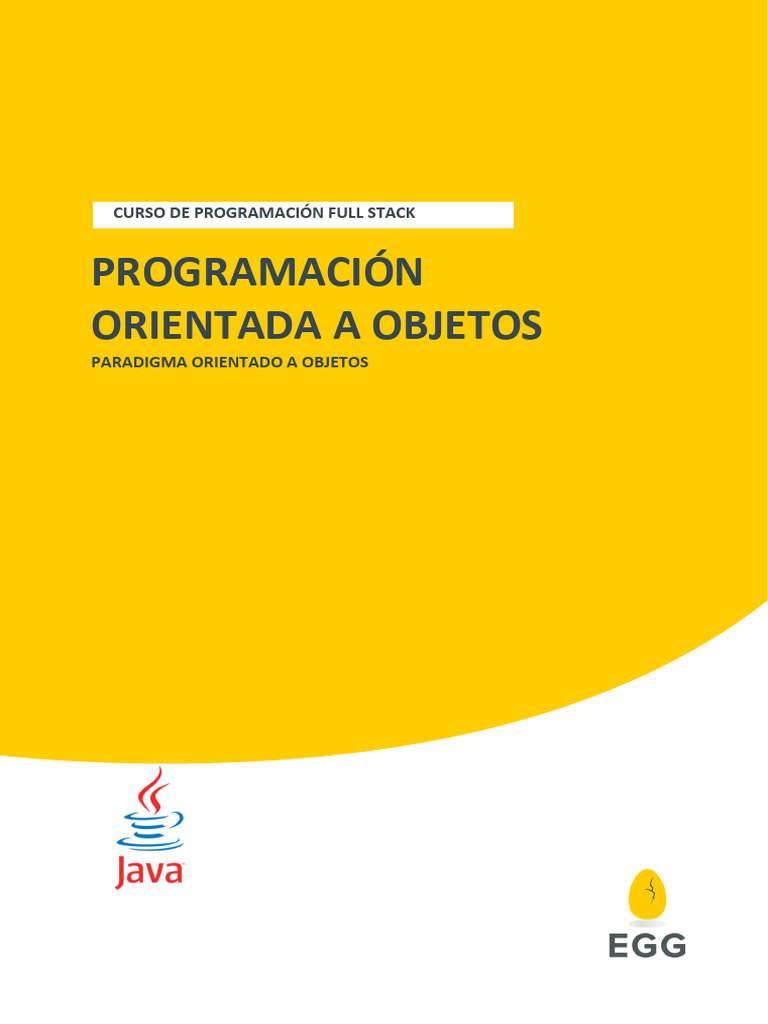 Guía de Programación Orientada a Objetos | PDF | Objeto (informática ...