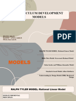 Chapter 3 - Curriculum Models