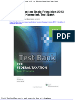 Full Download Federal Taxation Basic Principles 2013 1st Edition Harmelink Test Bank