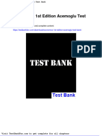 Full Download Economics 1st Edition Acemoglu Test Bank