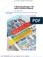 Full Download Sociology A Brief Introduction 11th Edition Schaefer Solutions Manual