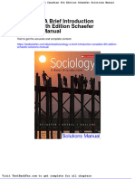 Full Download Sociology a Brief Introduction Canadian 6th Edition Schaefer Solutions Manual