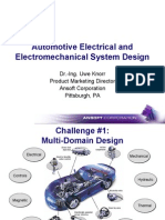 Automotive Electrical and Electromechanical System Design