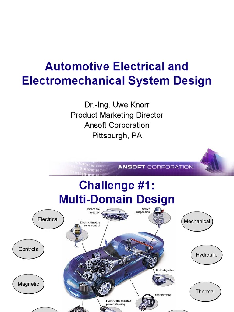 Automotive Electrical And Electromechanical System Design Power