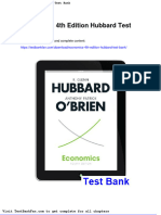 Full Download Economics 4th Edition Hubbard Test Bank