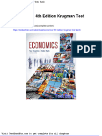 Full Download Economics 4th Edition Krugman Test Bank